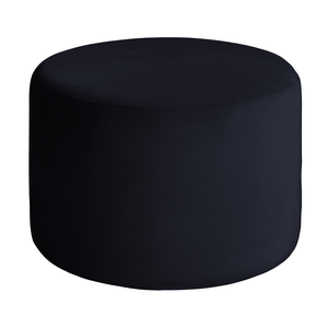 Чехол пуфик "Фуфик" миди | черный бархат