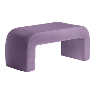 Чехол пуфик "Боу" макс | фиалковый бархат