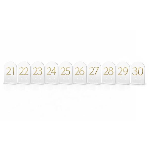 Набор номерков "Мишель", 21-30