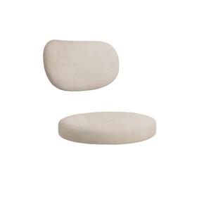 Набор подушек для стула "Марсель" кокосовый раф бархат