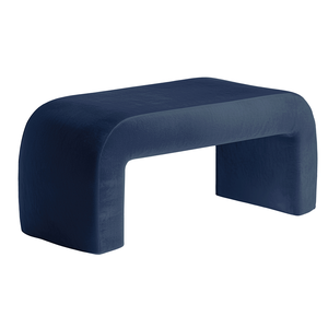 Чехол пуфик "Боу" макс темная ночь бархат