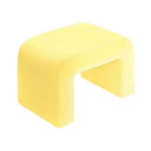 Чехол пуфик "Боу" мини | спелая дыня бархат