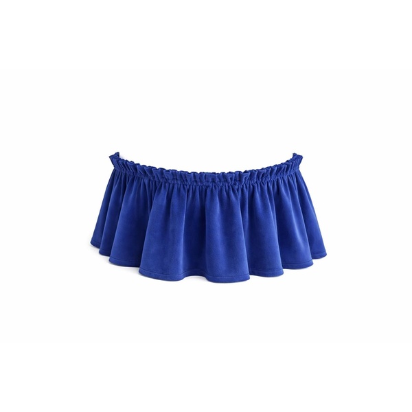 Юбочка для пуфика "Фуфик" мини синий Ван Гога 