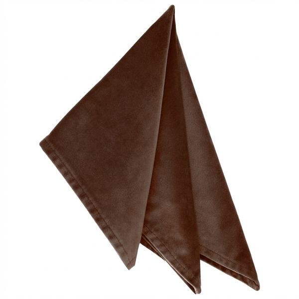 Салфетка бархатная "Бета" шоколадная