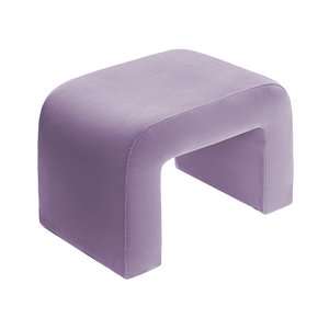 Чехол пуфик "Боу" мини фиалковый бархат