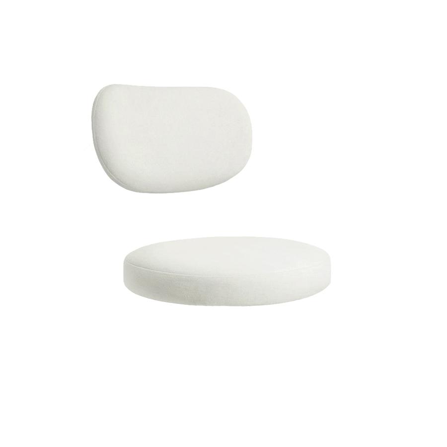 Набор подушек для стула "Марсель" жемчужный бархат