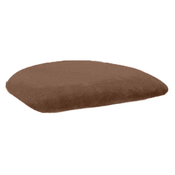 Чехол для подушки Кьявари из  бархата горький шоколад