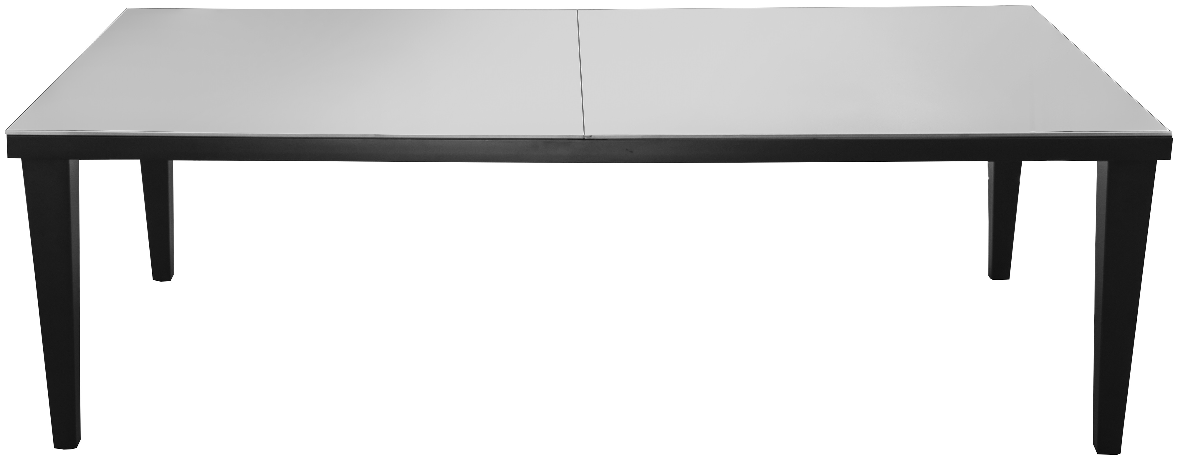 Стол черный «Нора» матовый с зеркальной столешницей - Фото основное 1