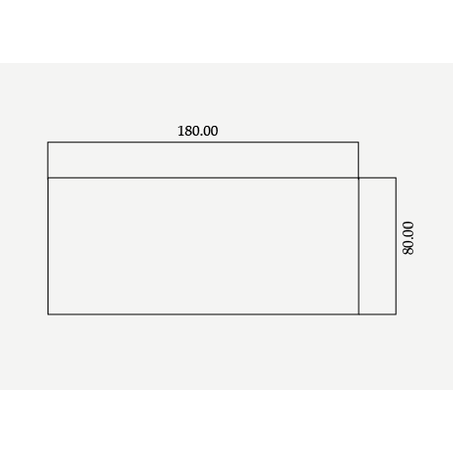 Стол прямоугольный 180х80 см с мулетоном - Фото миниатюра 3