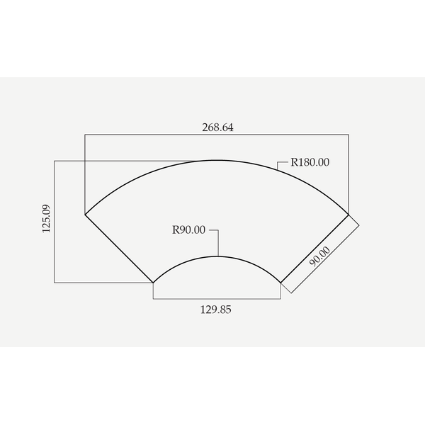 Стол «Змейка» 1 часть коричневый - Фото 2