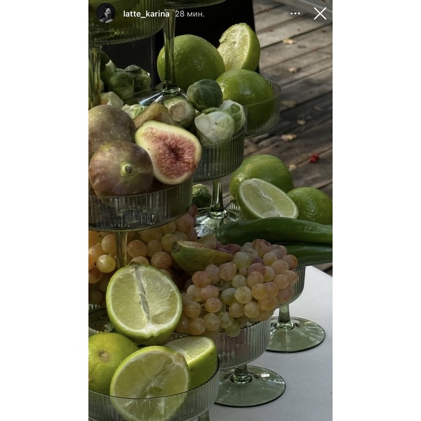 Блюдце для шампанского «Телеро» оливковое - Фото 2