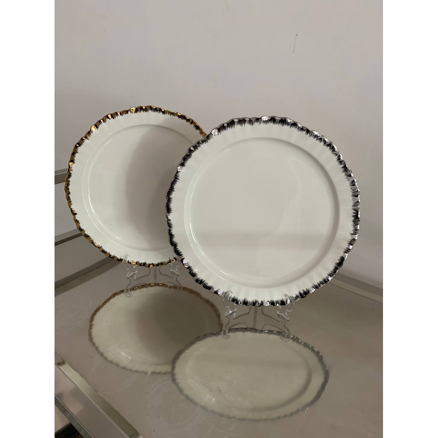 Сервировочная тарелка Sunflower silver - Фото миниатюра 5