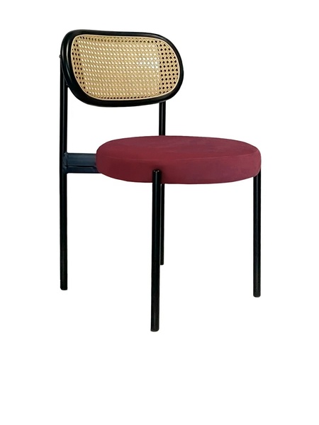 Стул Modern Black, Black Rotango + Bordeaux - Фото основное 1