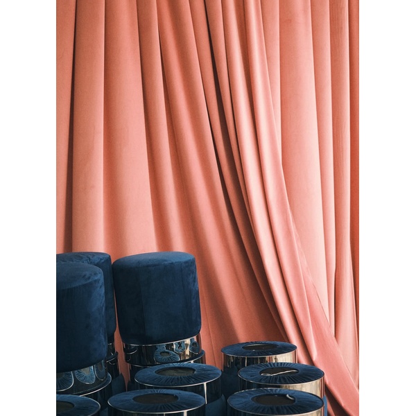 Пуф Silver, сапфировый велюр - Фото 5