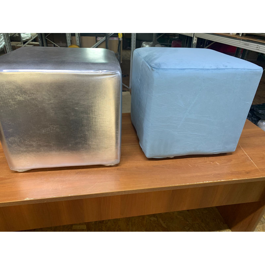 Пуф квадратный, Silver Cube - Фото миниатюра 5
