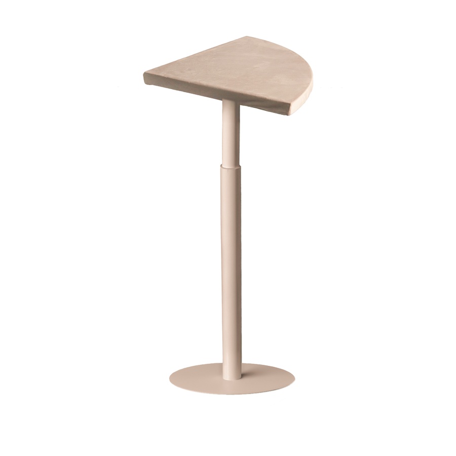 Стол коктейльный Twist Petal, Кремовый бисквит  (телескопическая нога) - Фото основное 1