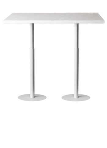 Стол коктейльный Twist Rectangle M, Milky way (телескопические ноги) - Фото основное 1
