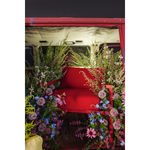 Кресло Huggi, Красный бархат + Red Teddy - Фото 6