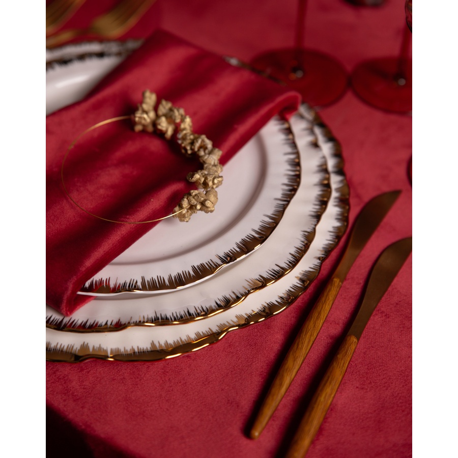 Сет порционных тарелок Sunflower Gold - Фото миниатюра 3