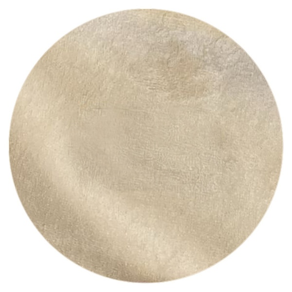 Чехол на круглый пуф, песочный 