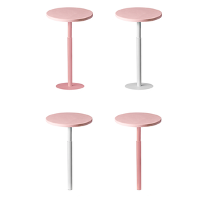 Стол коктейльный Twist Circle, Розовая помадка + светло-розовый - Фото 2