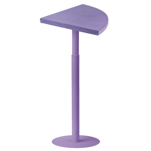 Стол коктейльный Twist Petal, violet ice cream+pale orchid (телескопическая нога) - Фото 1