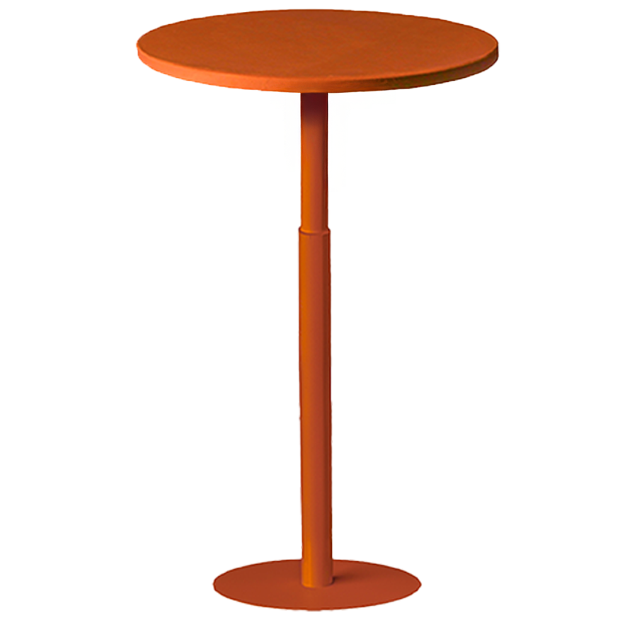 Стол коктейльный Twist Circle Тыквенный тарт + Marigold (телескопическая нога) - Фото основное 1