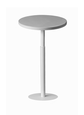 Стол коктейльный Twist Circle Light grey (телескопическая нога) - Фото основное 1