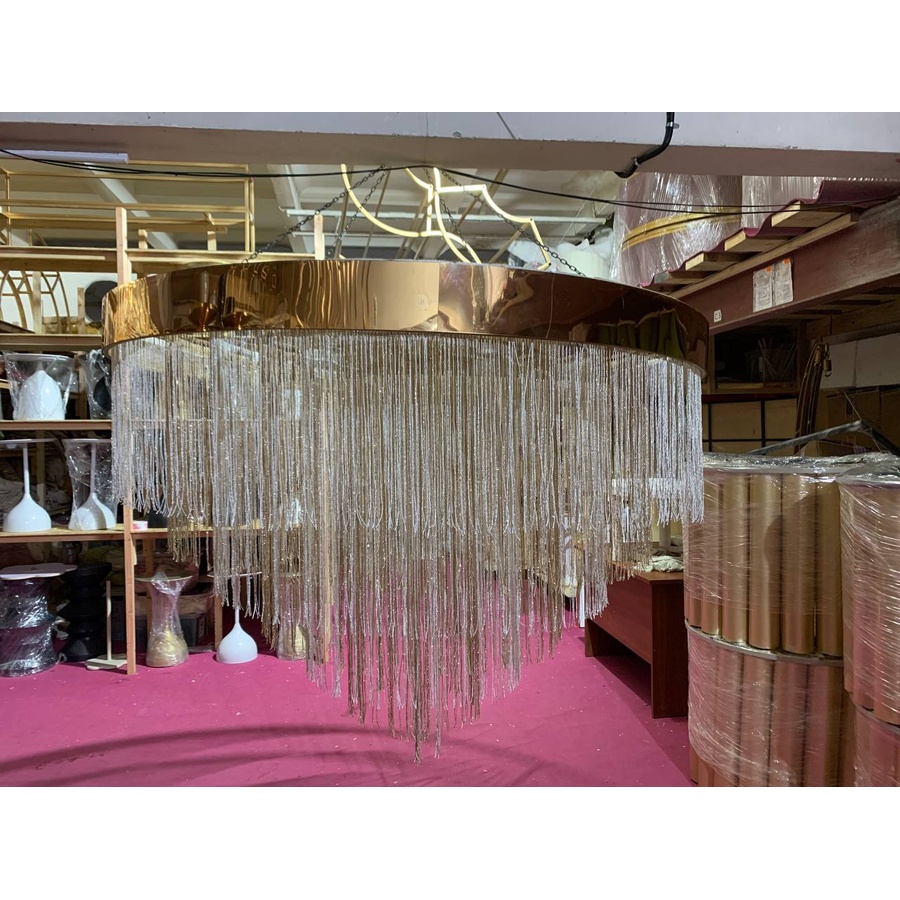 Люстра декоративная, без освещения, 2.5 метра - Фото миниатюра 4