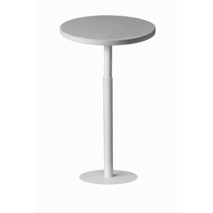 Стол коктейльный Twist Circle Light grey (телескопическая нога)