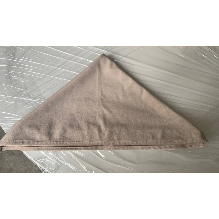 Салфетка  велюр, бежевая - Фото миниатюра 6