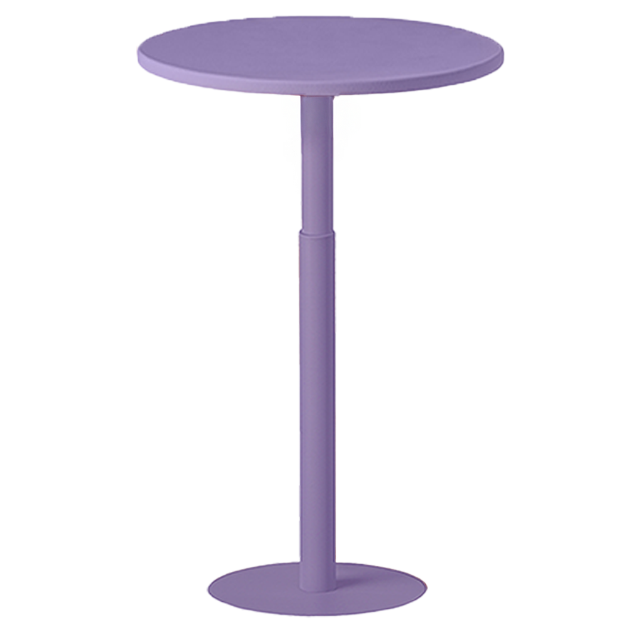Стол коктейльный Twist Circle, Фиалковое мороженое violet ice cream+paleorchid(телескопическая нога) - Фото основное 1