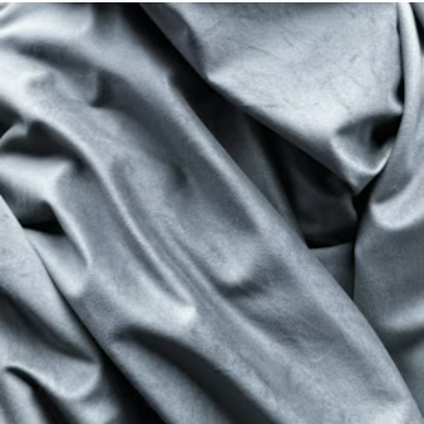 Чехол велюр серо-голубой на журнальный стол Сквош