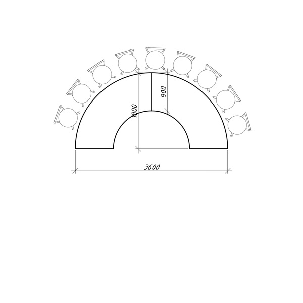 Стол "Orbit" под скатерть - Фото 3