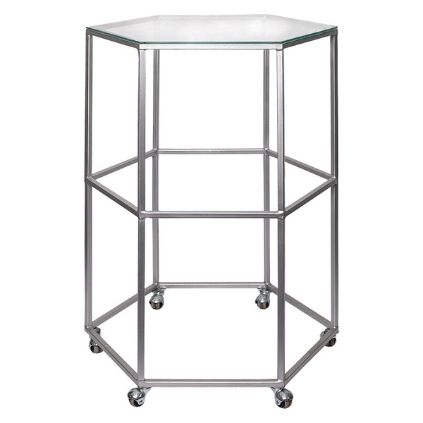 Стол для торта "Tehno" серебряный