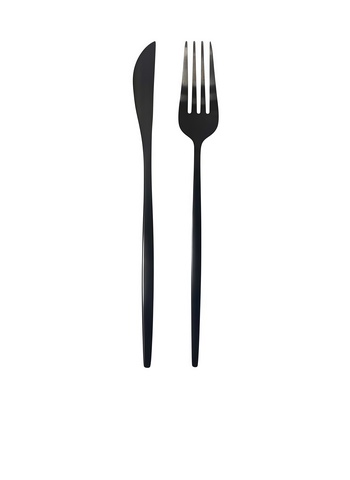 Столовые приборы Total black - Фото основное 1