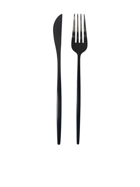 Столовые приборы Total black - Фото основное 1