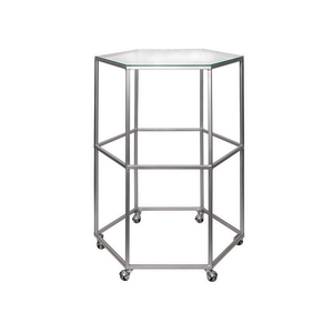 Стол для торта "Tehno" серебряный