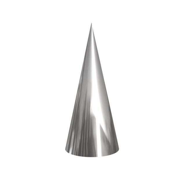 Конус металлический Серебряная Вершина