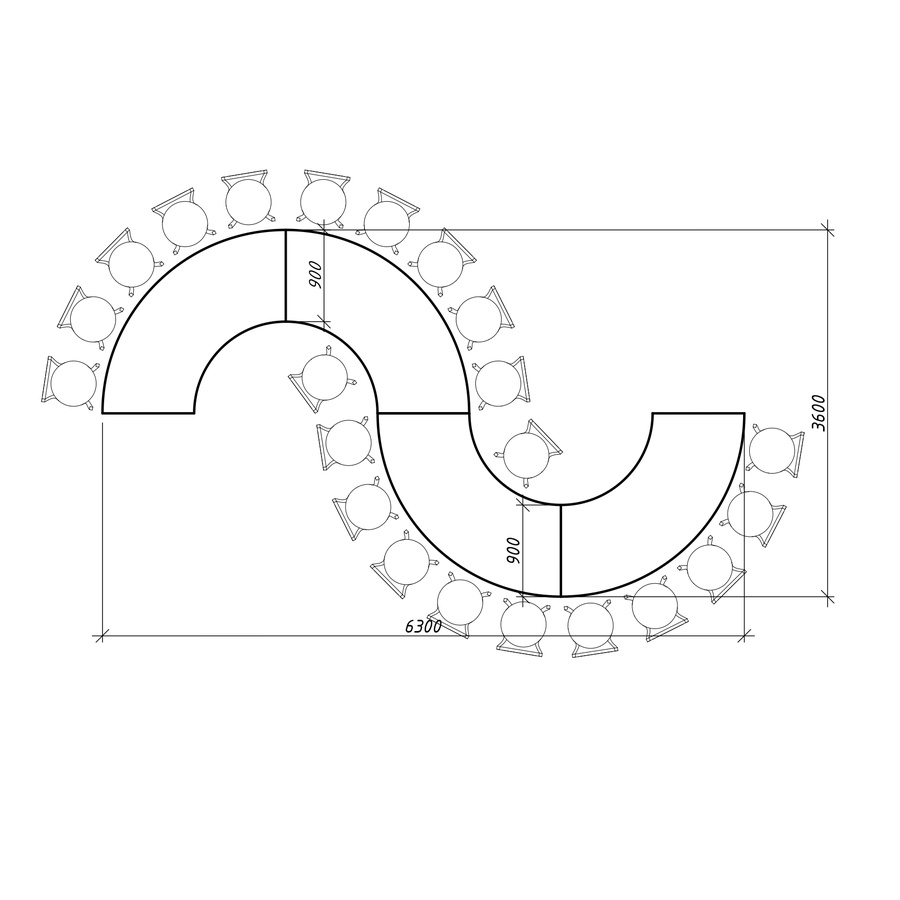 Стол "Orbit" под скатерть - Фото миниатюра 8