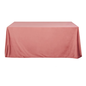 Скатерть бархат каштановая-крайола прямоугольная