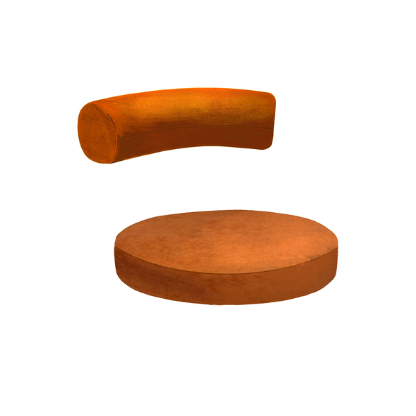 Чехол на стул Tokyo канвас охра 