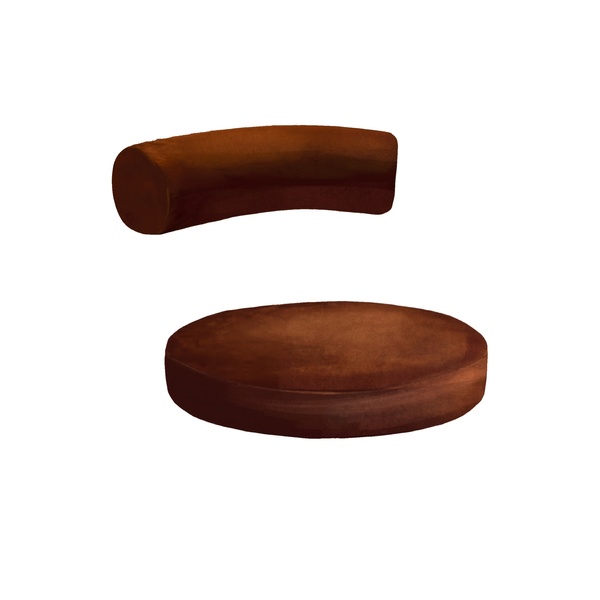 Чехол на стул Tokyo темный шоколад