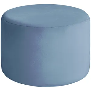 Чехол пуфик "Фуфик" миди голубой сапфир бархат
