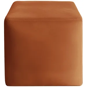 Чехол пуфик "Квадро" рыжая лиса бархат