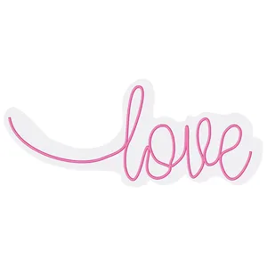 Неоновая надпись "Love"