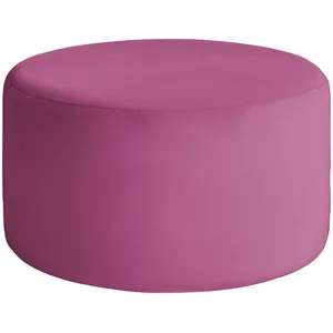 Чехол пуфик "Фуфик" макс малиновый бархат