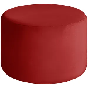 Чехол пуфик "Фуфик" миди клубничный бархат