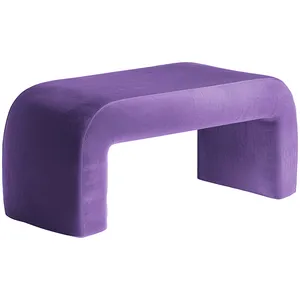 Чехол пуфик "Боу" макс | фиолетовый люпин бархат
