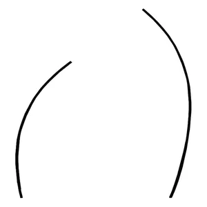 Набор стоек "Тиль" изогнутые 200 и 160см